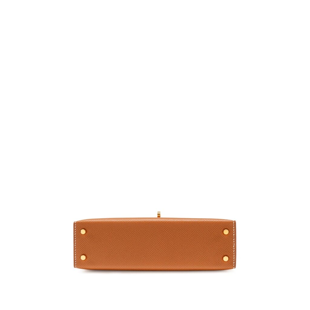 Gold Epsom Mini Kelly 20 II Gold Hardware 2023, €15,000-€18,000 (approximately P1,011,840 to P1,214,208), HERMÈS, sothebys.com